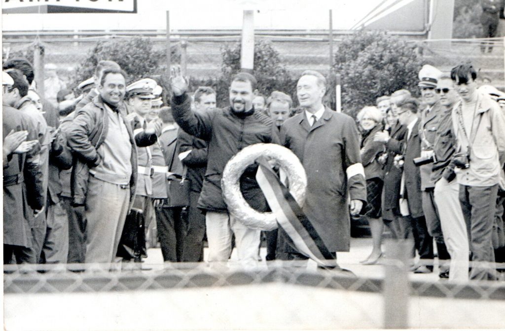 -04.09.1966- Erster Sieg Werkseinsatz im Fiat Abarth im 500 Kilometer Rennen am Nürburgring